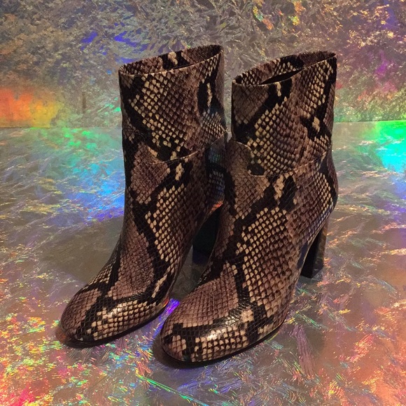 tory burch snakeskin boots
